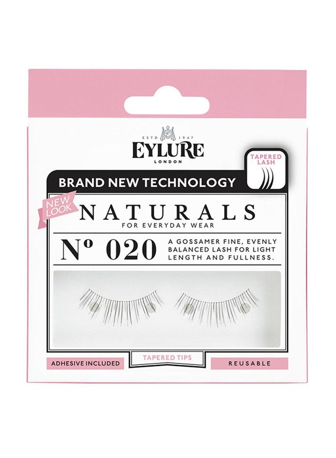 Naturalite False Eyelashes 020 Black