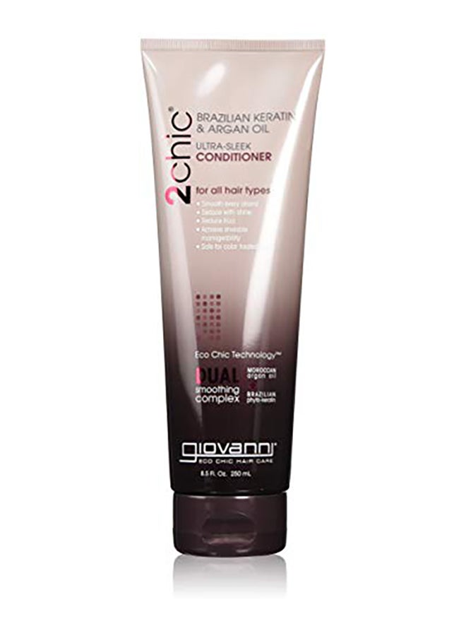 2Chic Brazilian Keratin And Argan Oil Conditioner (For All Hair Types) 250grams