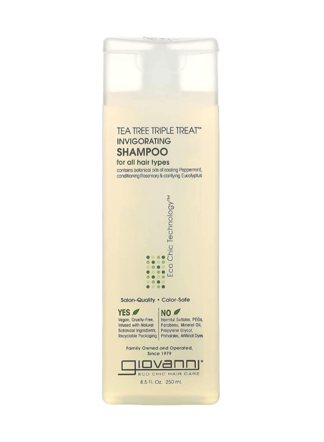 Tea Tree Triple Treat Invigorating Shampoo 250ml