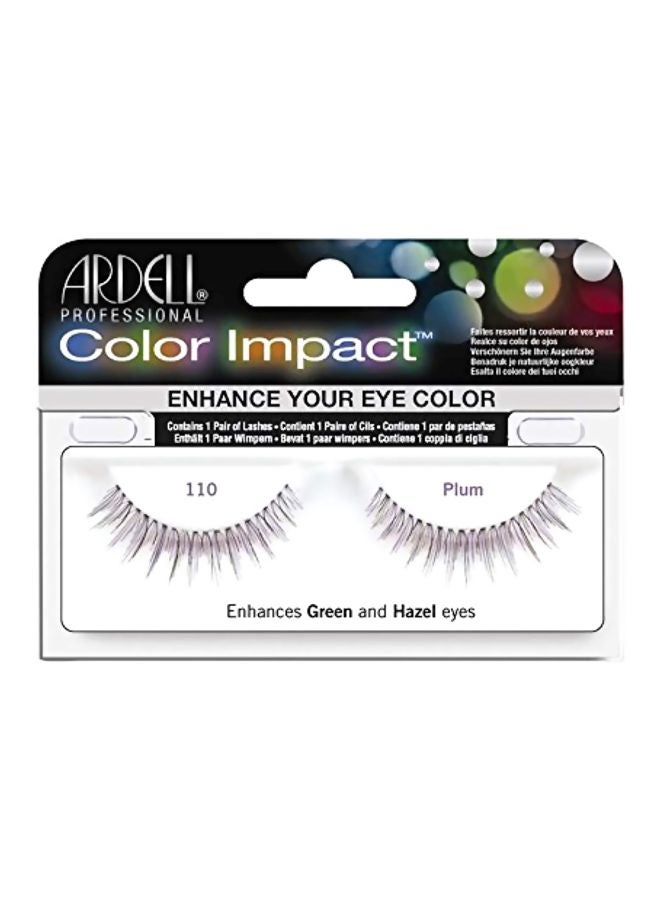 Color Impact False Eyelashes 110 Plum