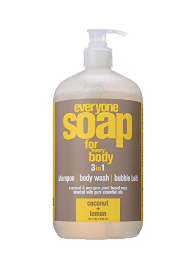 3-In-1 Coconut And Lemon Body Wash