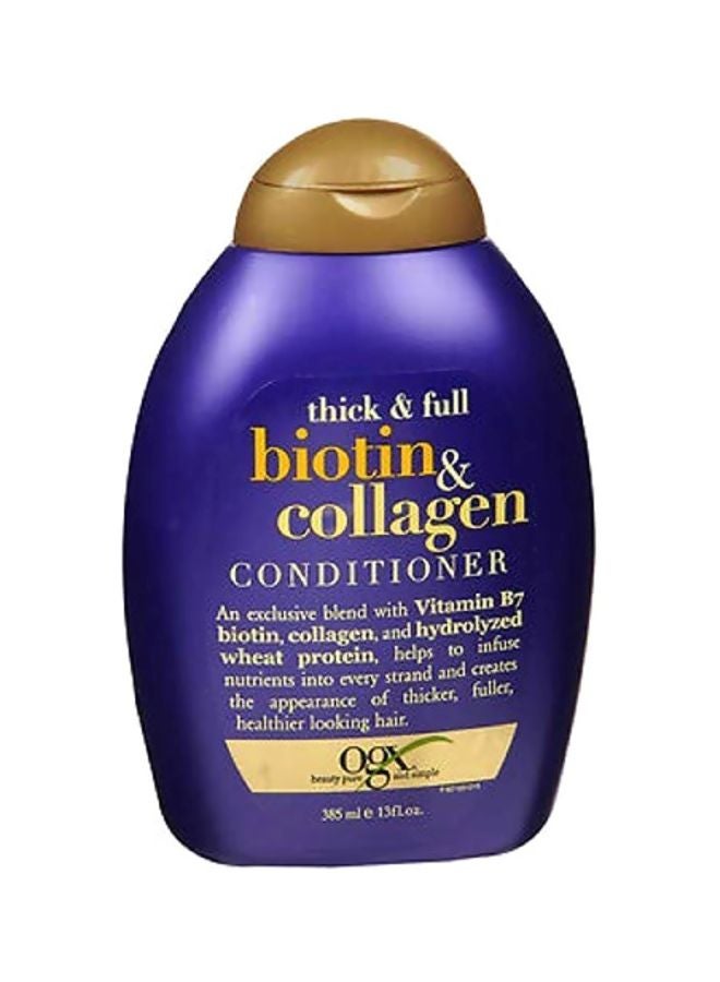 2-Piece Biotin And Collagen Conditioner 384ml