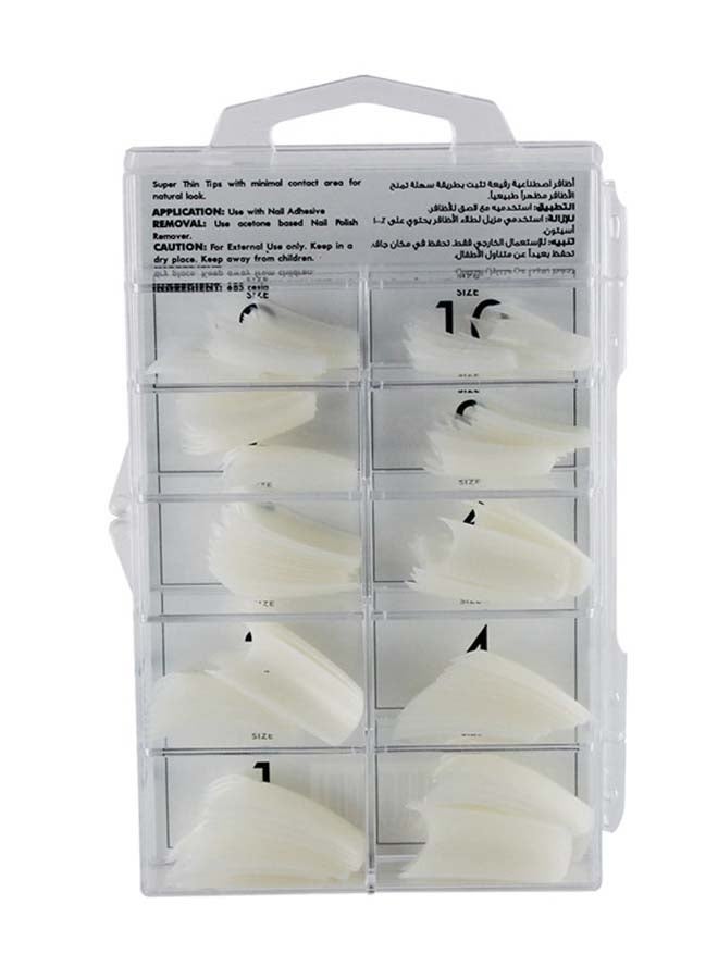 100 Pcs Professional Nail Tips Natural