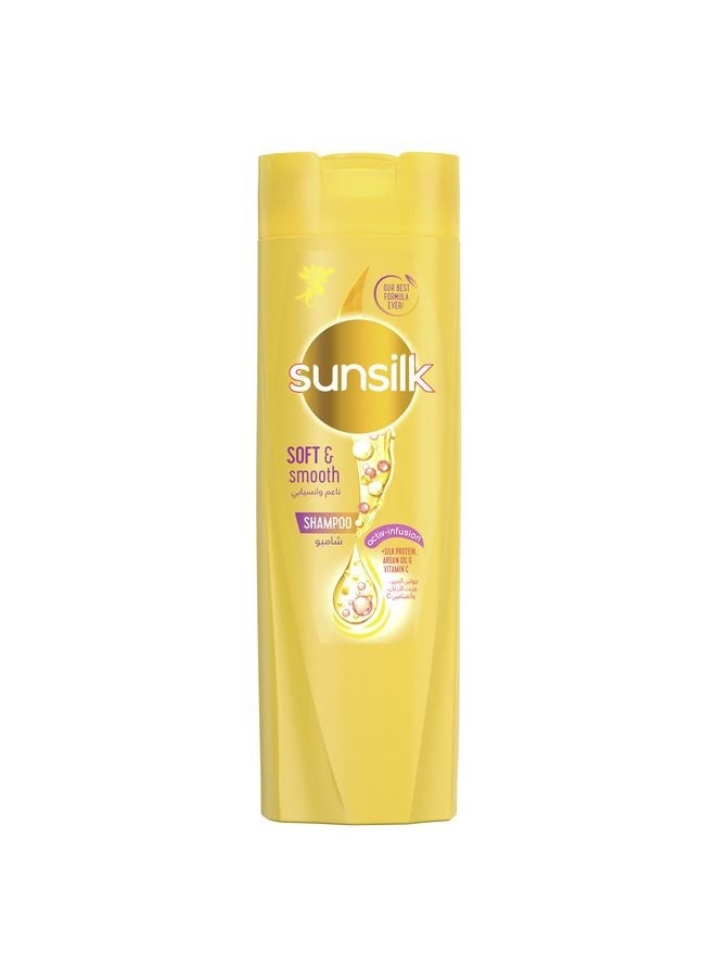 Soft And Smooth Hair Shampoo With Silk Protein Argan Oil And Vitamin C 200ml