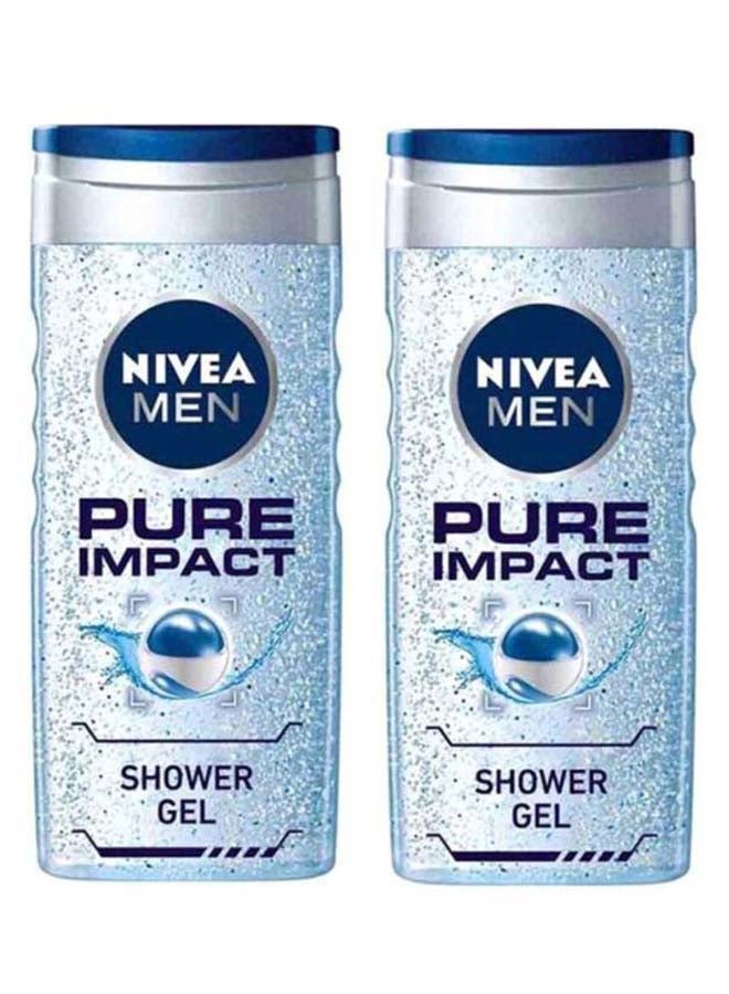 2-Piece Pure Impact Shower Gel 2x250ml
