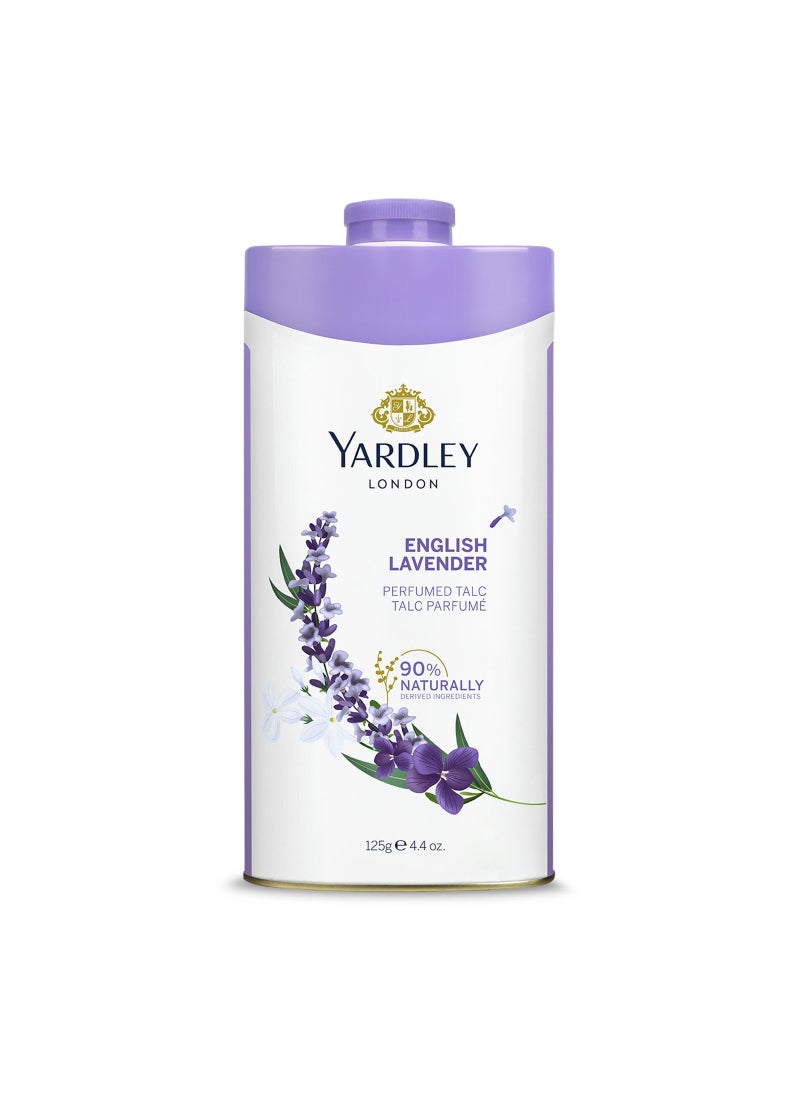 English Lavender Perfumed Talc lavender 125grams