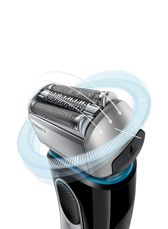Electric Foil Wet And Dry Shaver Set 5195CC Black - image 3