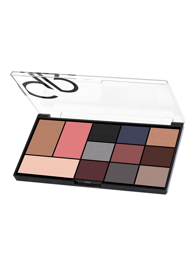 City Style Face & Eye Palette 02 Smokey
