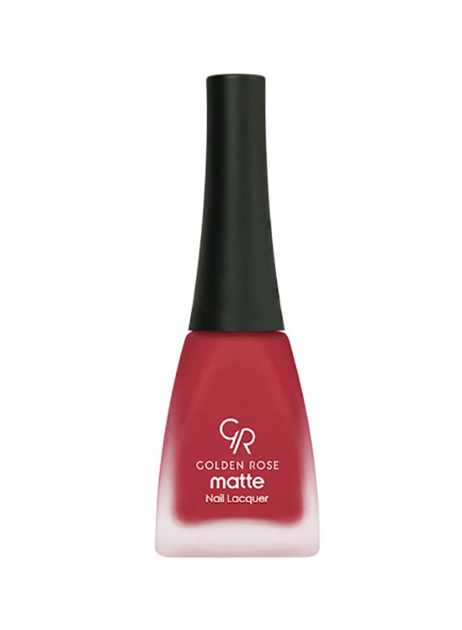 Matte Nail Lacquer 07 Red