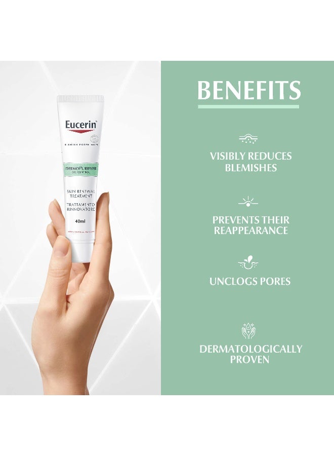 Dermopurifyer Oil Control Skin Renewal Treatment Face Serum For Blemish And Acne-Prone Skin With Hydroxy Complex Clear 40ml - image 3
