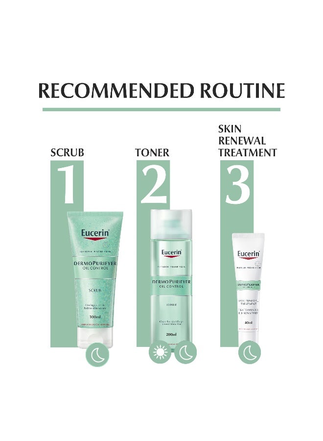 Dermopurifyer Oil Control Skin Renewal Treatment Face Serum For Blemish And Acne-Prone Skin With Hydroxy Complex Clear 40ml - image 6