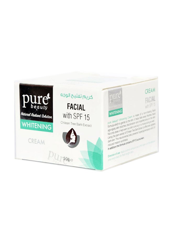Whitening Facial Cream With SFP 15 50grams