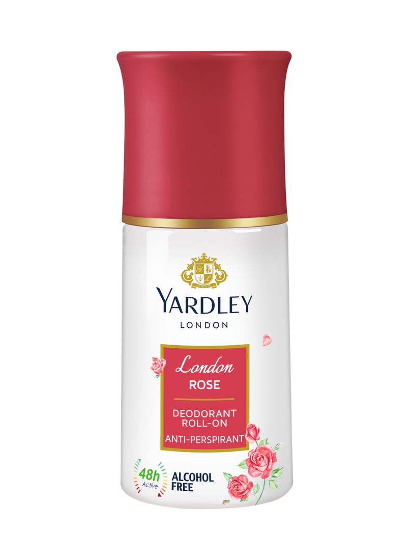 Rose Anti Perspirant Roll On Rose 50ml