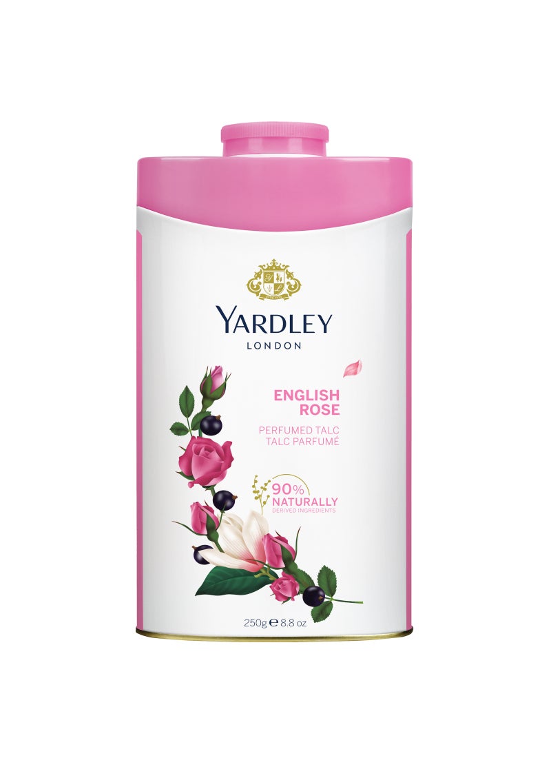 English Rose Talc Powder 250grams