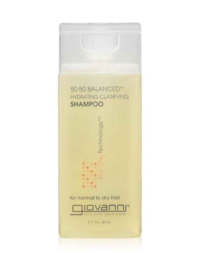 Giovanni 50:50 Balanced Hydrating-Clarifying Shampoo For Normal To Dry Hair, Eco Chic Technology 60ml