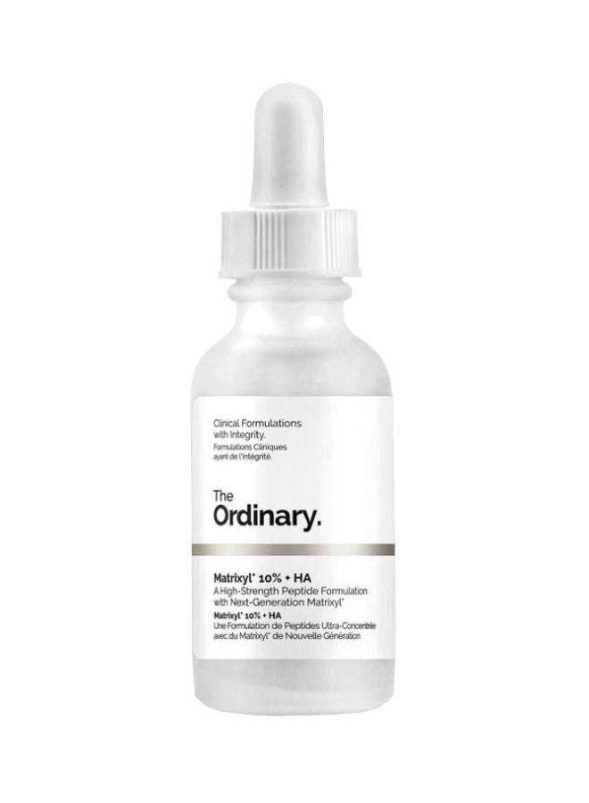 Matrixyl 10 Percent And Ha High Strength Peptide Formulation 30ml