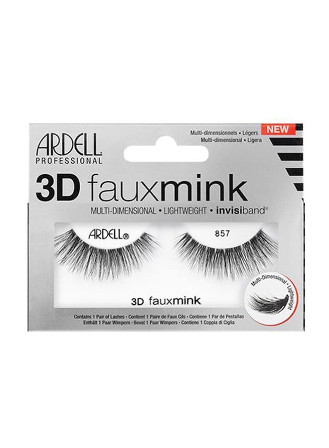 3D Faux Mink Strip Lash 857 Black