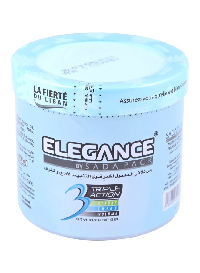 Triple Action Hair Gel White 1000ml