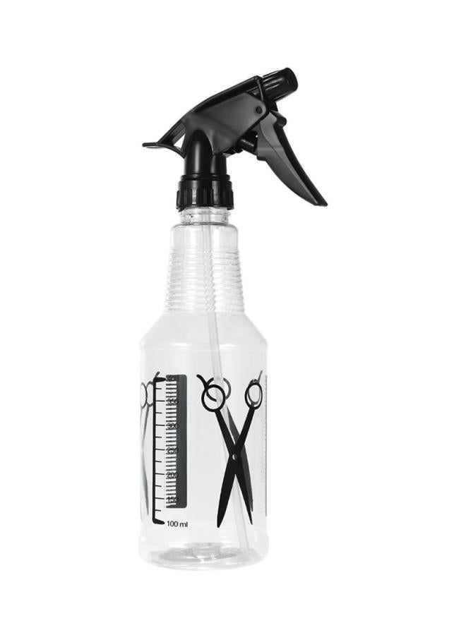 Hairdressing Spray Bottle Clear/Black 390ml