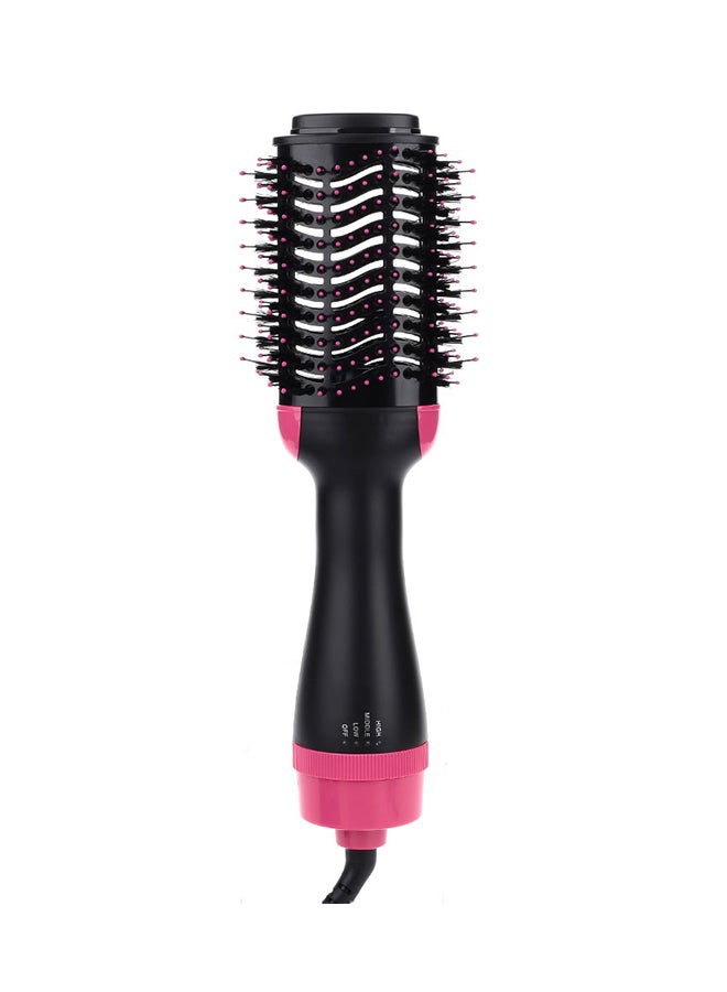 Multifunction Speed Regulation Hot Air Comb Pink/Black 650grams