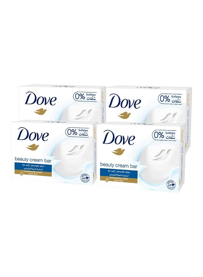 Beauty Cream Bar Soap White 135g Pack of 4