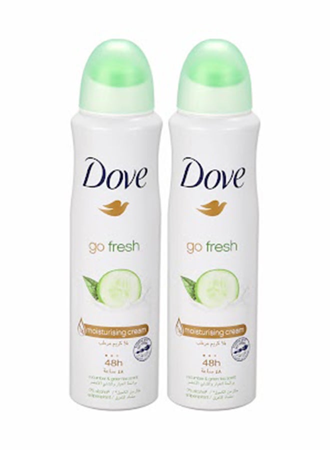 Go Fresh Cucumber And Green Tea Deodorant 150ml Pack Of 2