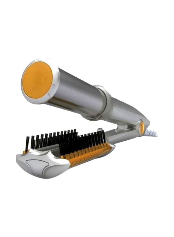 Hair Straightener And Curler Silver