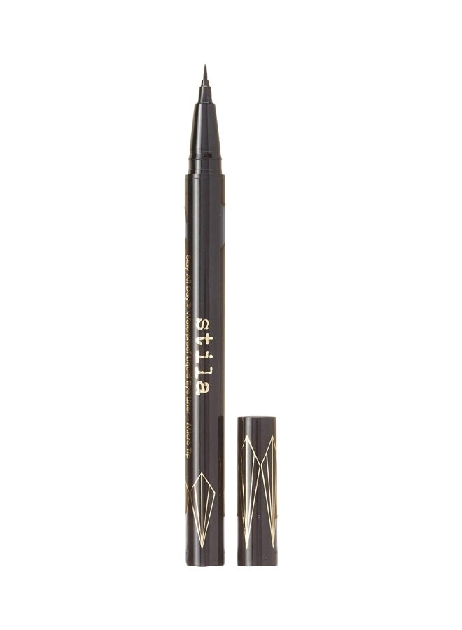 Star All Day Waterproof Liquid Eye Liner Intense Black