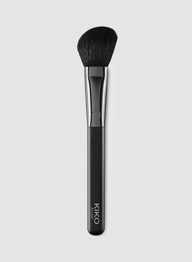 Face 10 Angled Brush With Natural Fibers Black