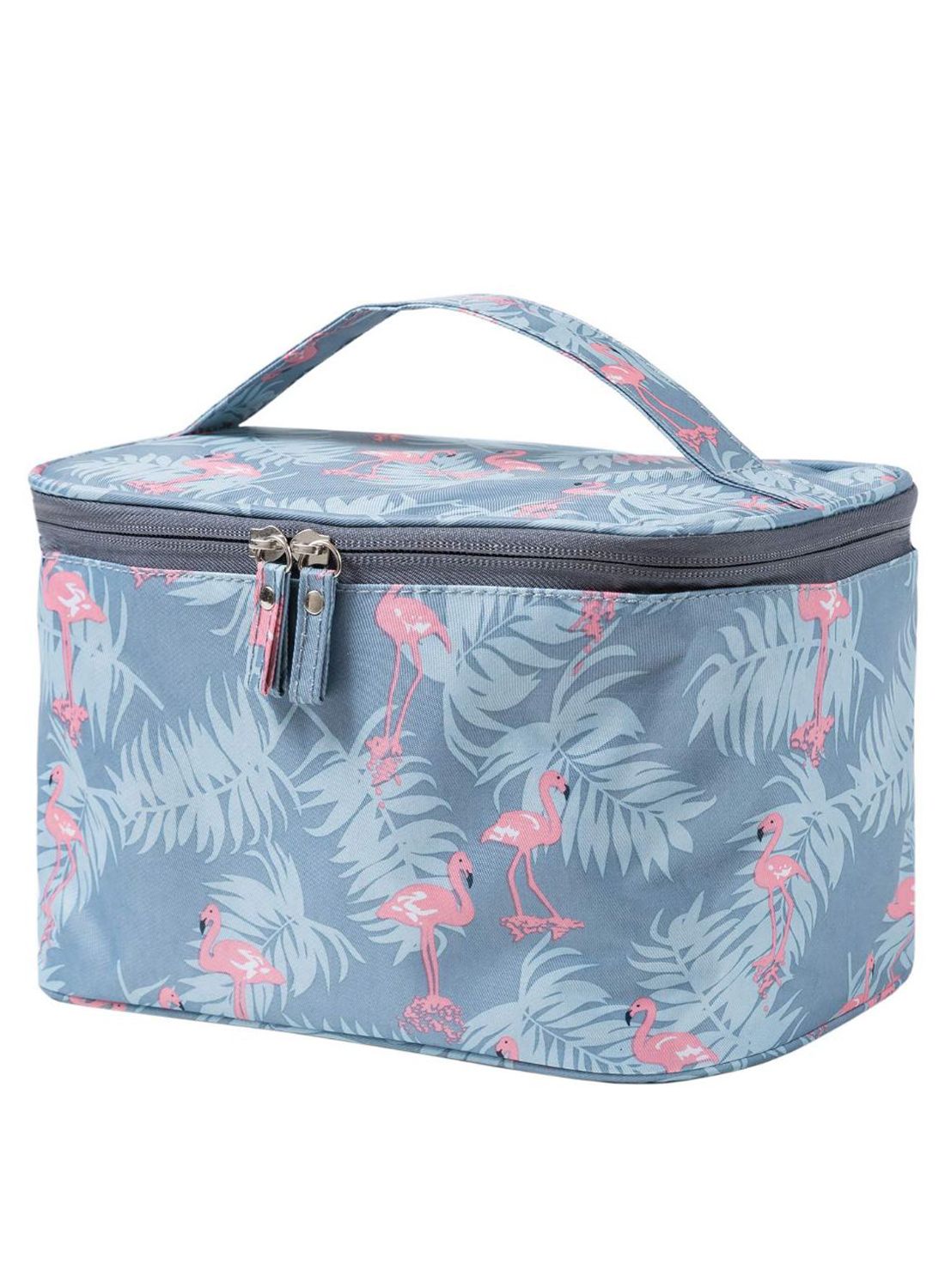 Portable Travel Cosmetic Bag Blue/Pink