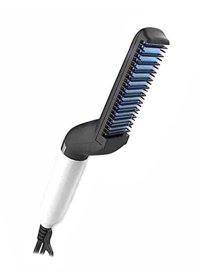 Electric Beard Straightener White/Black/Blue