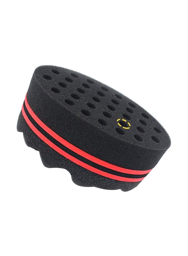 Barber Sponge Twist Hair Brush Black/Red