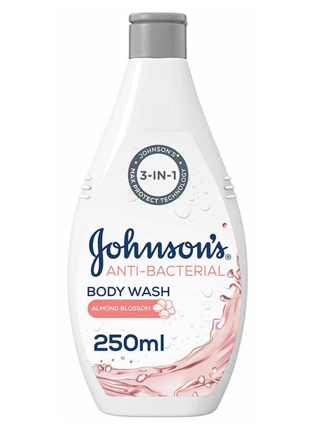 JOHNSON’S Body Wash, Anti-Bacterial, Almond Blossom, 250ml