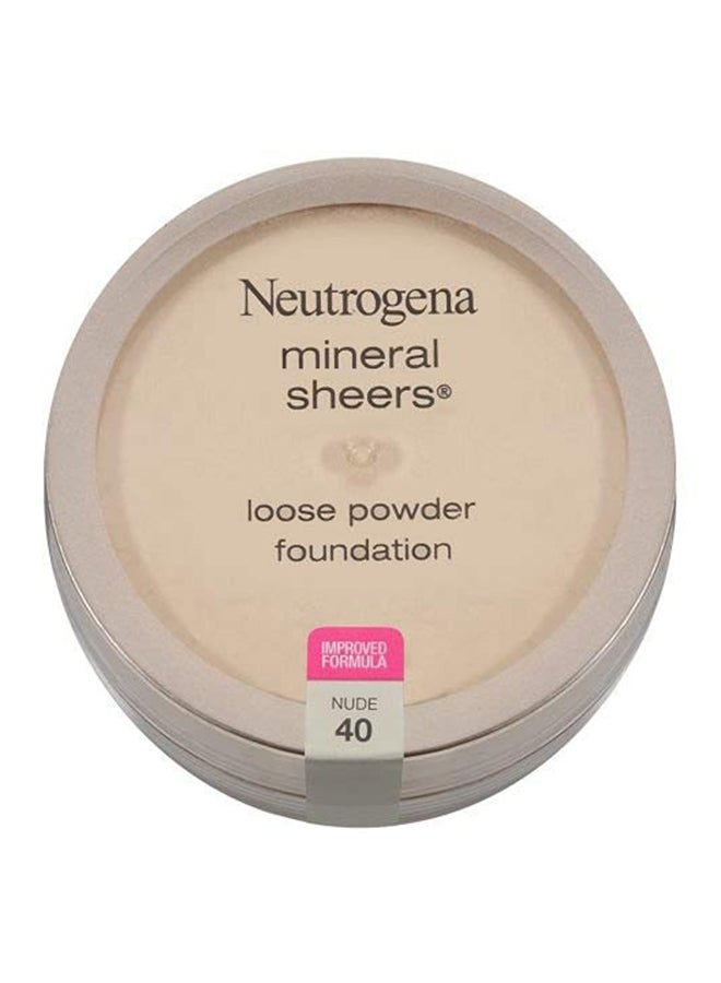 Mineral Sheers Loose Powder Foundation Nude 40