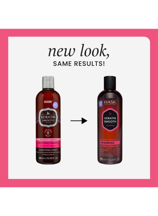 Keratin Protein Smoothing Shampoo for Frizzy, Unruly Hair - Softens, Renews & Revitalizes with Incredible Shine 355ml - image 4