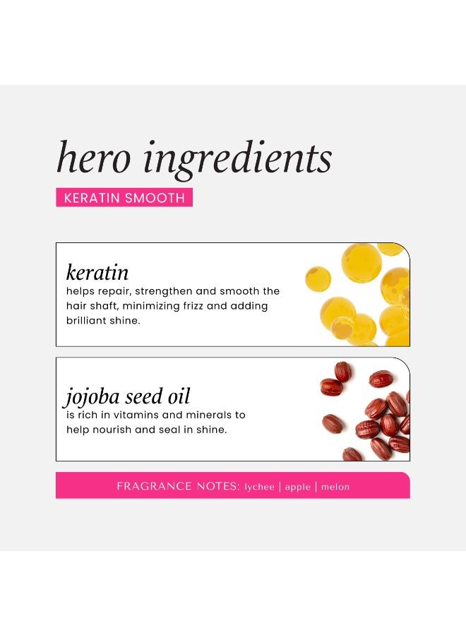 Keratin Protein Smoothing Shampoo for Frizzy, Unruly Hair - Softens, Renews & Revitalizes with Incredible Shine 355ml - image 5