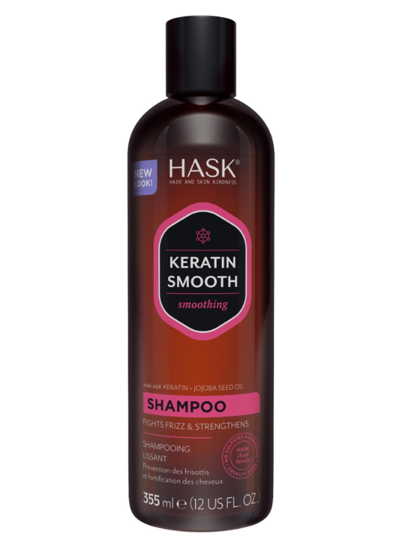 Keratin Protein Smoothing Shampoo for Frizzy, Unruly Hair - Softens, Renews & Revitalizes with Incredible Shine 355ml