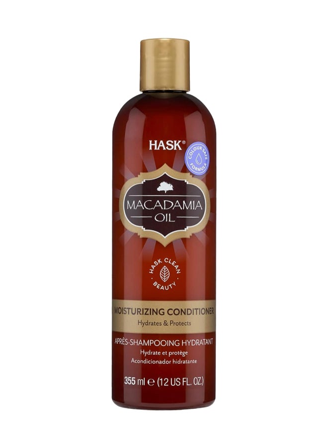 Macadamia Oil Moisturizing Shampoo for Dry Hair - Hydrates, Softens & Replenishes Moisture with Antioxidant-Rich Macadamia Oil 355ml
