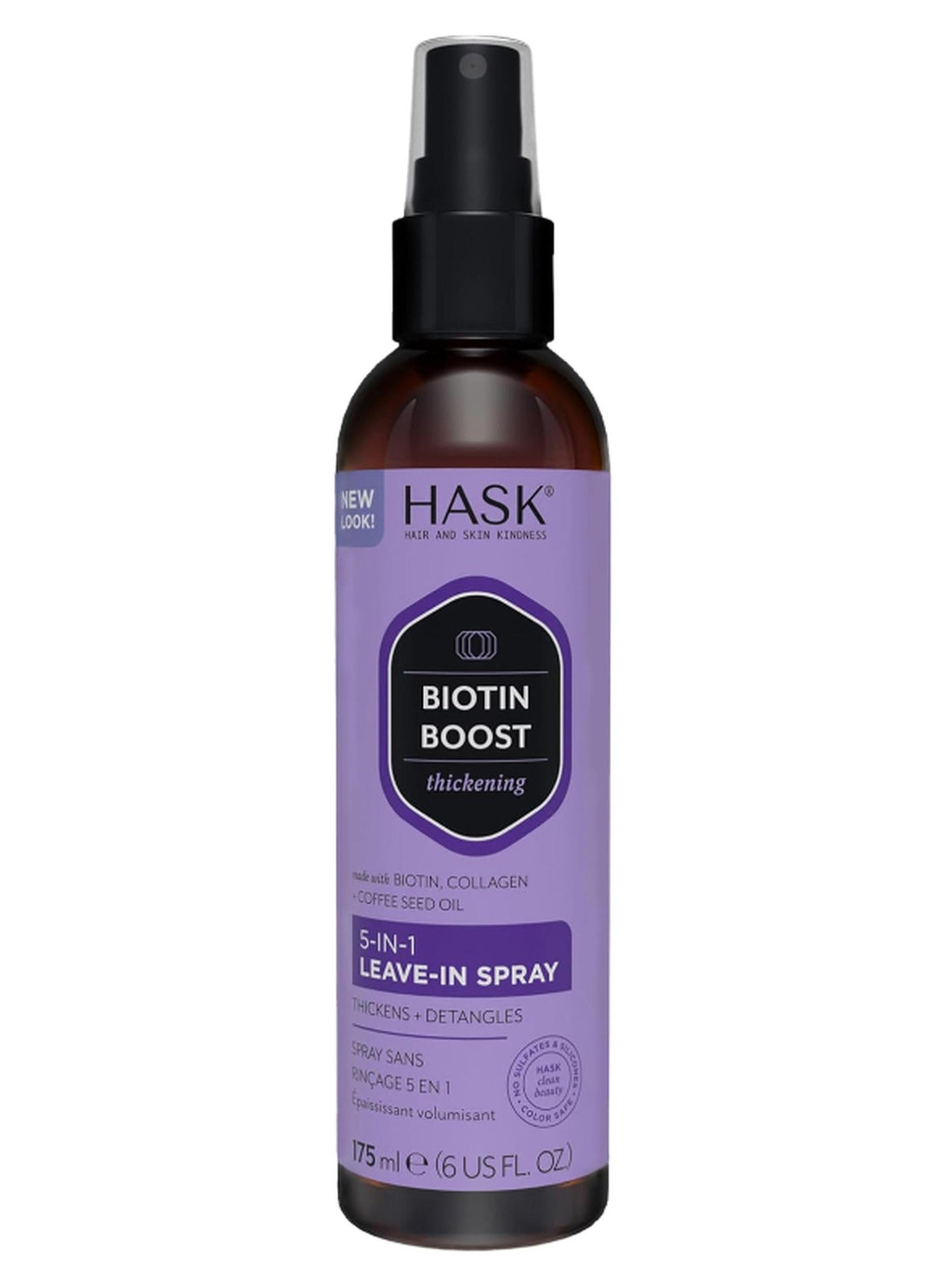 Biotin Boost 5-in-1 Leave-In Spray for Fine Hair - Thickens, Conditions, Detangles, Adds Shine & Provides Thermal Protection 175ml