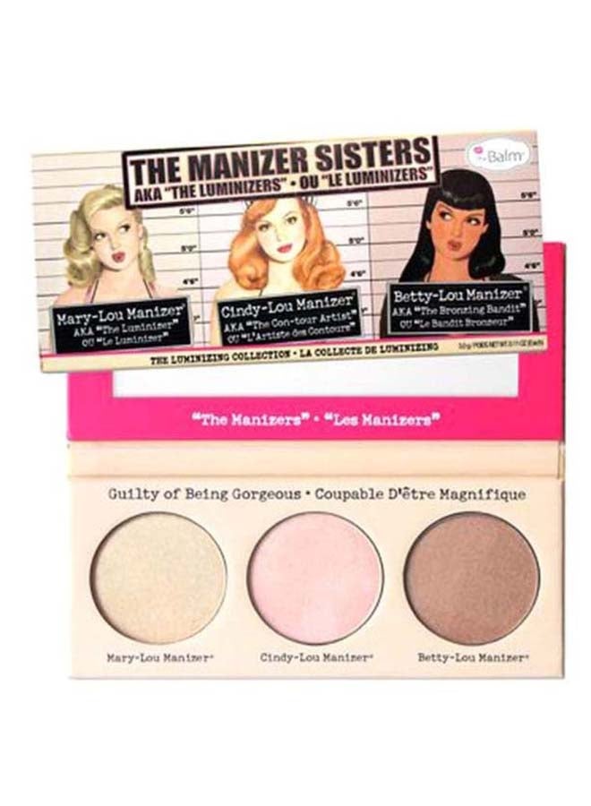 The Manizer Sisters Luminizing Palette Beige/Pink/Brown