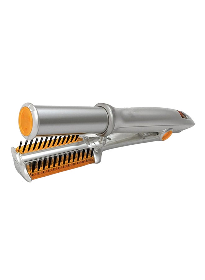 Multifunctional Straight Hair Curler Ks-909 Silver