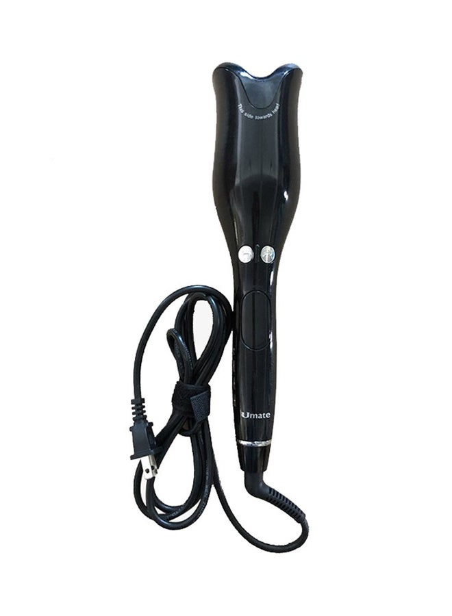 Multifunctional Automatic Spiral Rotating Hair Curling Roller Black