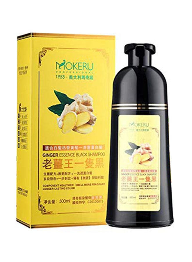 Ginger King Herbal Black Hair Dyeing Shampoo 500ml