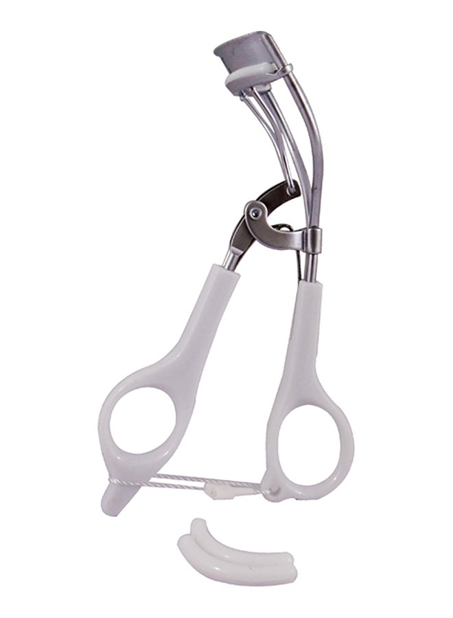 Precision Eyelash Curler White/Silver