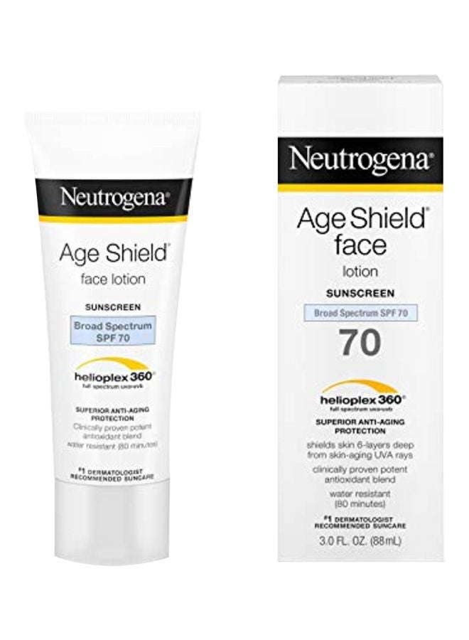 Age Shield Face Lotion Broad Spectrum SPF 70 88ml