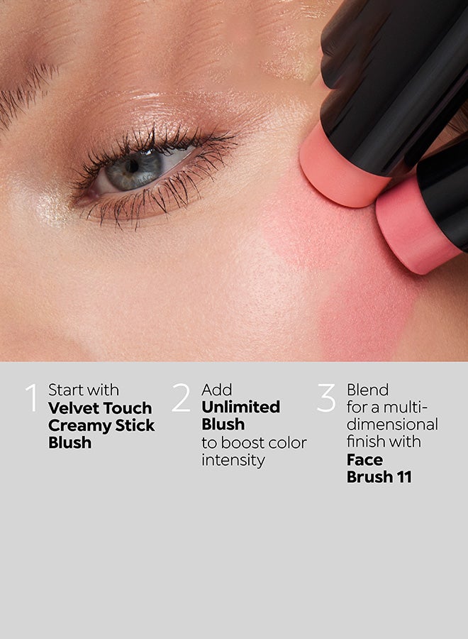 Velvet Touch Creamy Stick Blush 07 Natural Rose - image 8