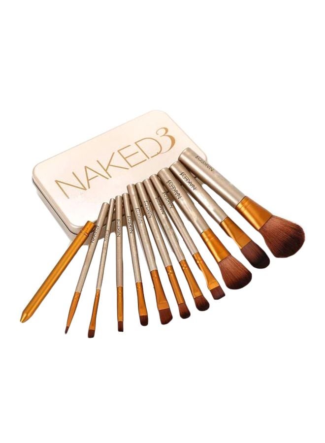 12-piece Makeup Brushes Kit Sets Multicolour