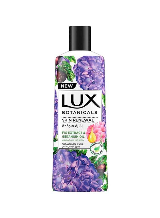 Botanicals Perfumed Body Wash for Skin Renewal with Fig Extract And Geranium Oil 250ml