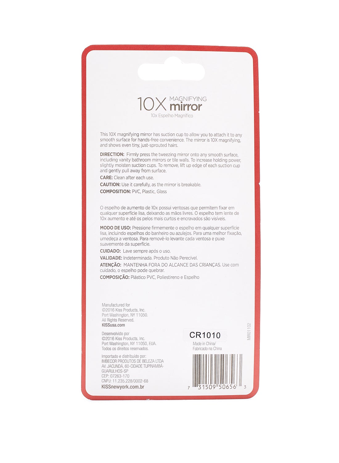 10X Magnifying Mirror Clear - image 2