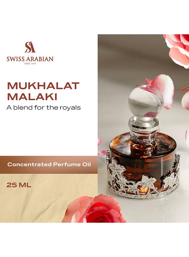 Mukhalat Malaki Perfume Oil, 25ml, Premium Quality Perfume, Unisex Fragrance, Floral, Woody, Spicy, Amber, Luxurious Blend Perfume for Women and Men 25ml - image 2
